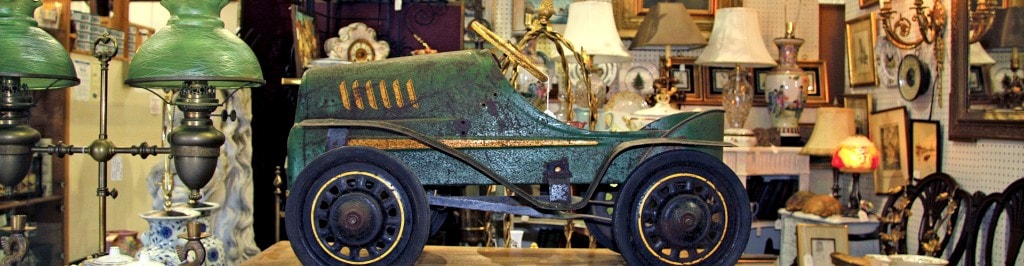 Antiques in the shop