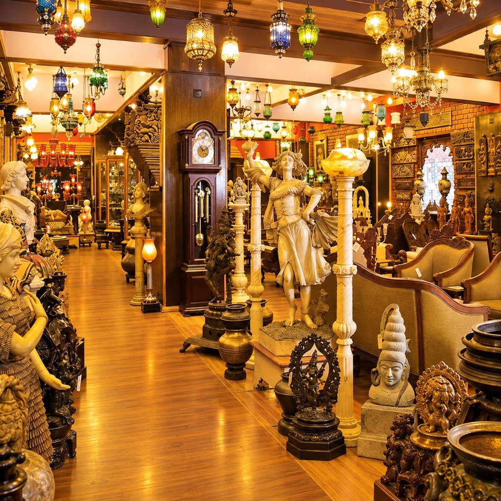 Antique shop interior