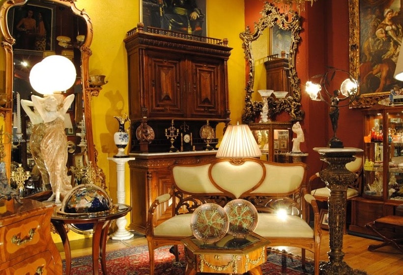 Antiques in the shop