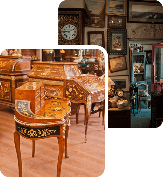 Antique shop interior
