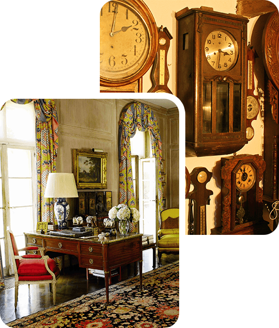 Antiques in the shop